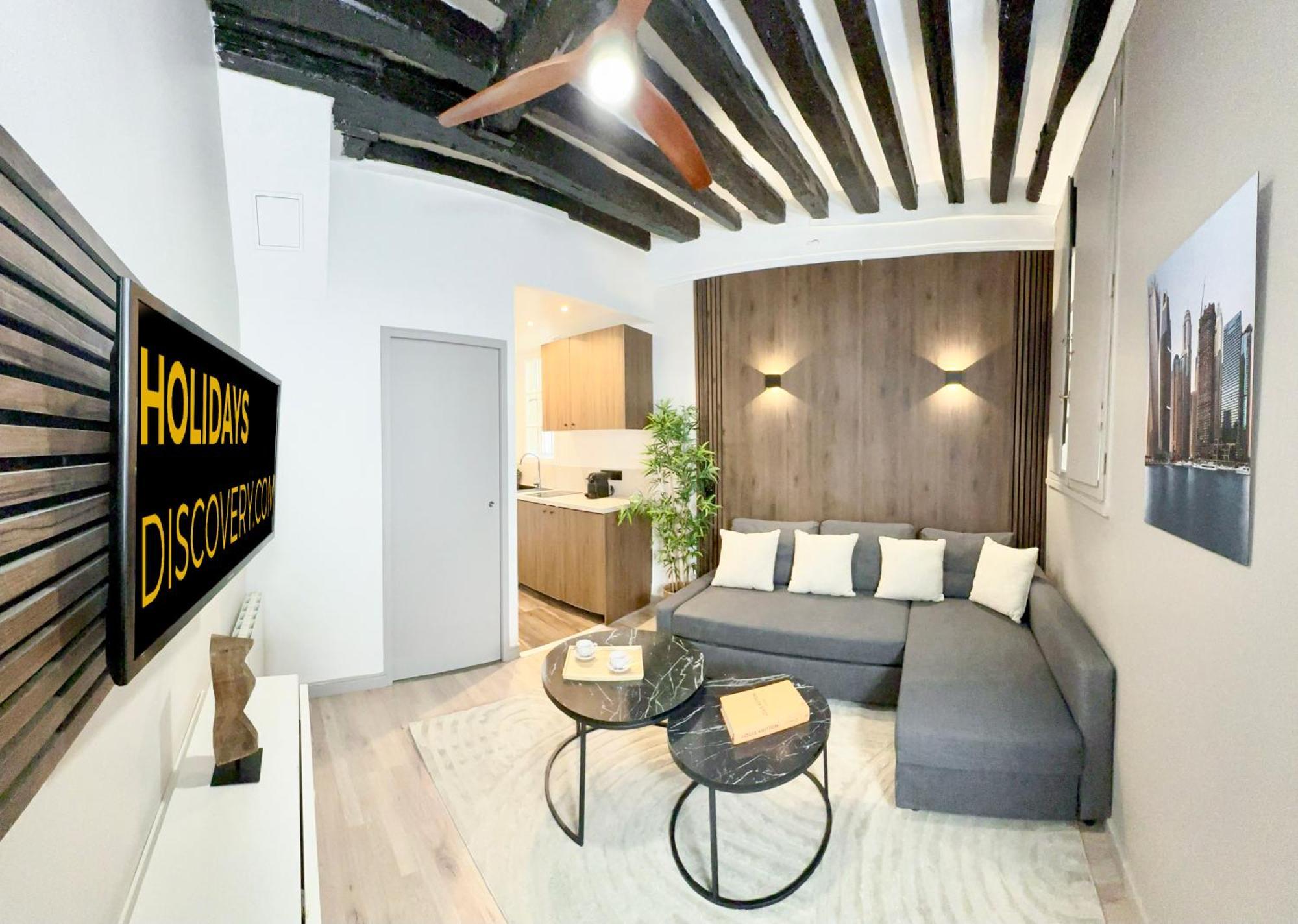 Chic Louvre Apartment Paris Exteriör bild