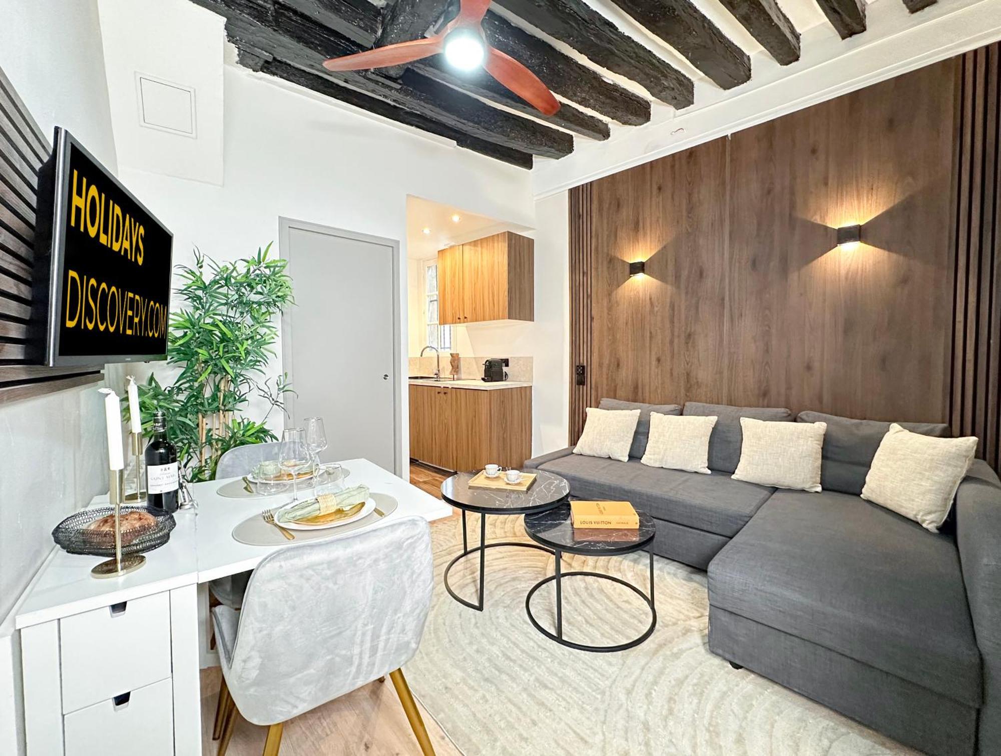 Chic Louvre Apartment Paris Exteriör bild